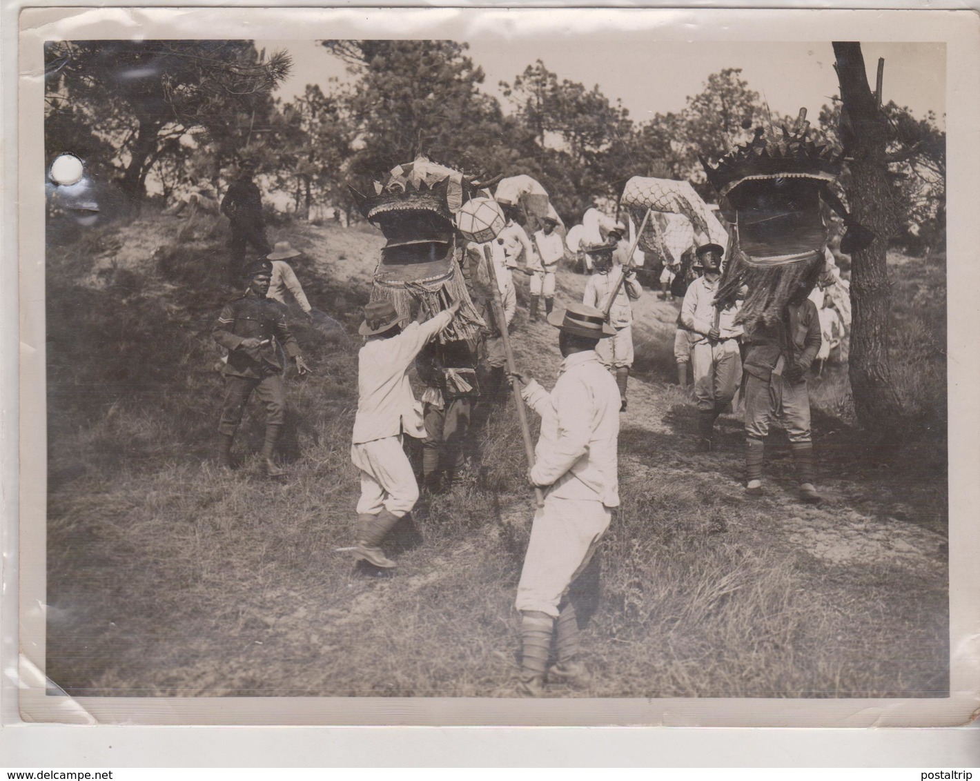 CHINESE DRAGONS OPEN AIR THEATRE FRANCE    BRITISH WESTERN FRONT IN FRANCE     +- 20*15CM - War, Military