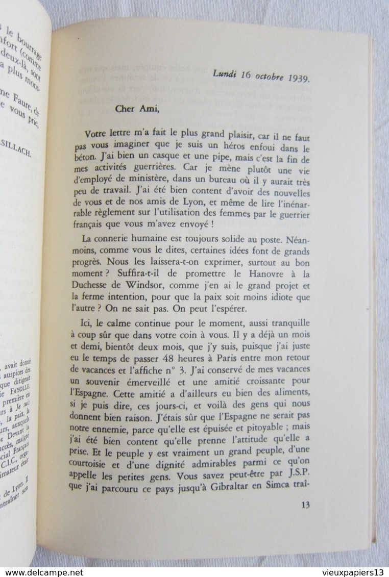 1970 Vingt Lettres De R. Brasillach - Avant-propos De Maurice Bardèche - Autres & Non Classés