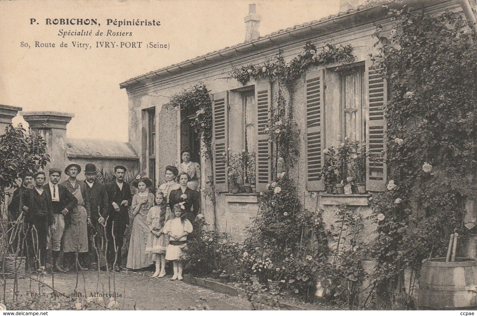 P. Robichon Pépiniériste Spécialité De Rosiers 80, Route De Vitry - Ivry Sur Seine