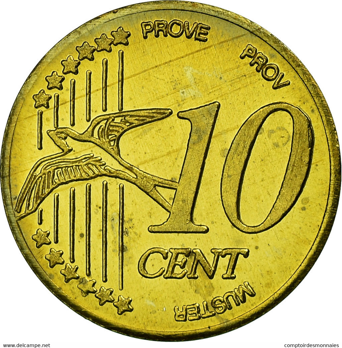 Estonia, Fantasy Euro Patterns, 10 Euro Cent, 2004, SPL, Laiton - Estland