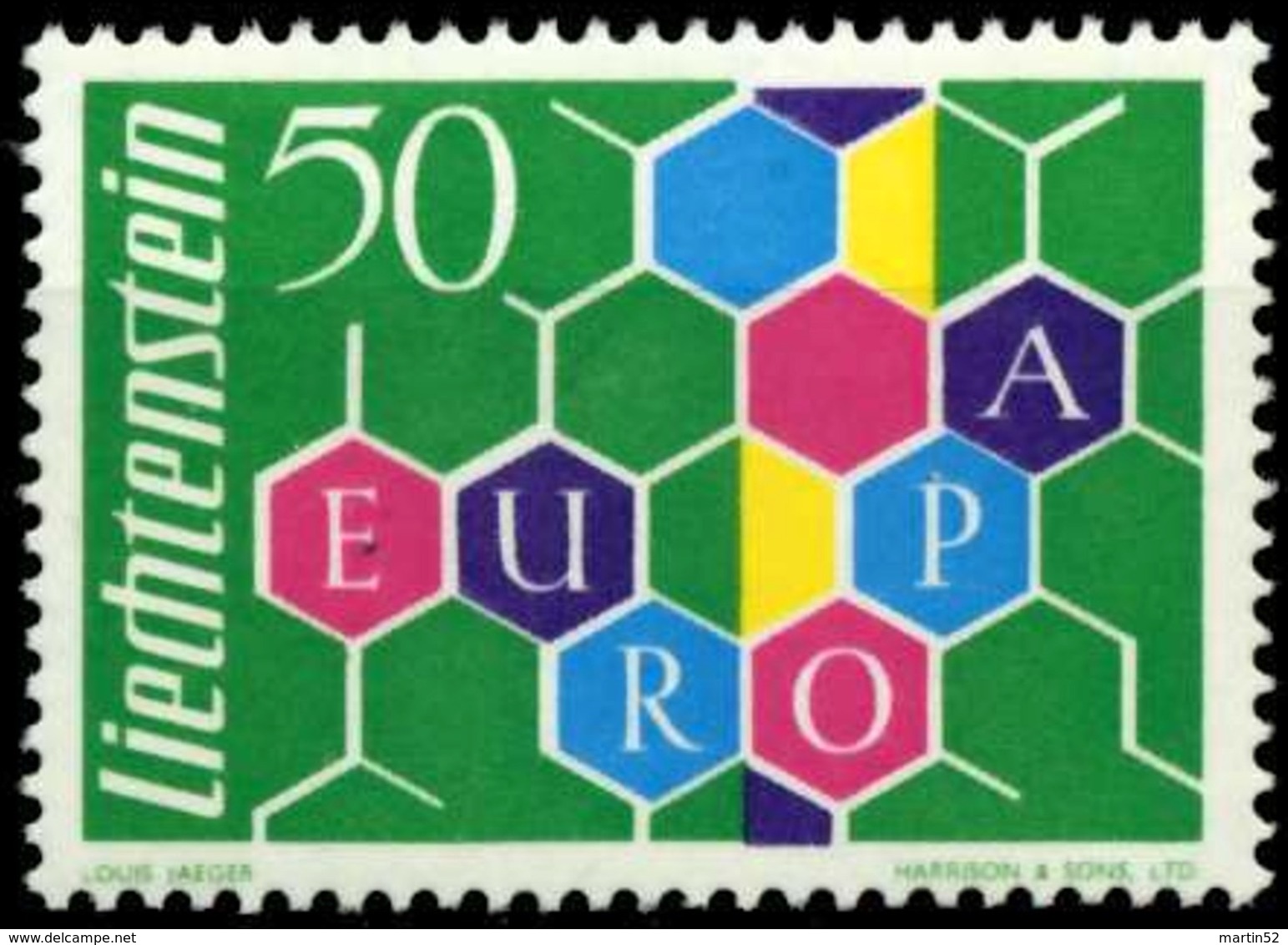 Liechtenstein 1960:  Europa-CEPT Zu 348 Mi 398 Yv 355 ** Postfrisch MNH (Zumstein CHF 80.00) - Neufs