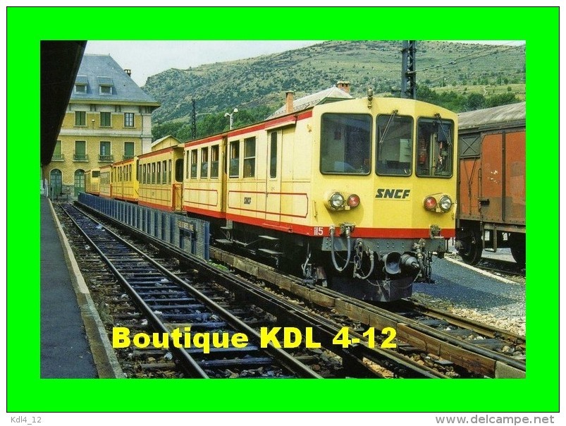 AL 214 - Automotrice Z 115 En Gare - LATOUR DE CAROL - Pyrénées Orientales - Ligne De La Cerdagne / SNCF - Trains