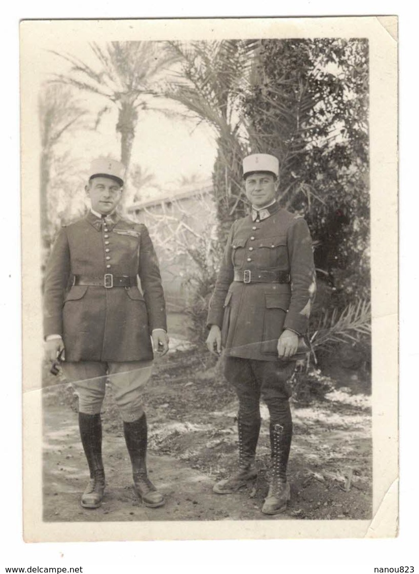 MILITARIA JANVIER 1932 SOUVENIR MILITAIRES SOLDATS MARRAKECH VERITABLE PHOTO DENTELEE A IDENTIFIER - War, Military