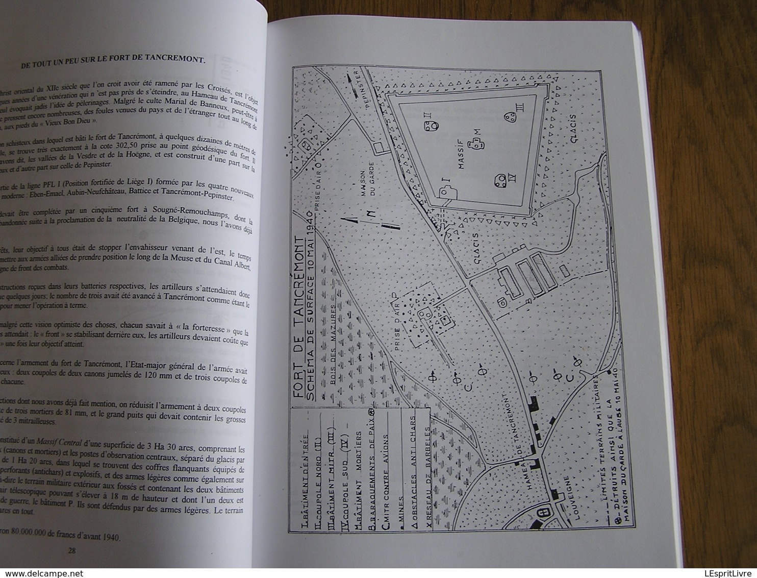 29 Mai 1940 TANCREMONT TIENT TOUJOURS Guerre 40 45 Liège Fort PFL Positions Fortifiées Pepinster Fortin Casemate