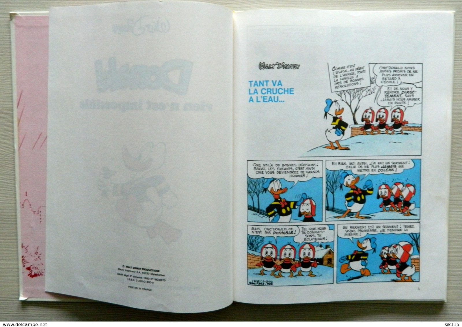 Donald Rien N'est Impossible - WALT DISNEY - EO - CARL BARKS - DARGAUD - Donald Duck - 1980 - Donald Duck