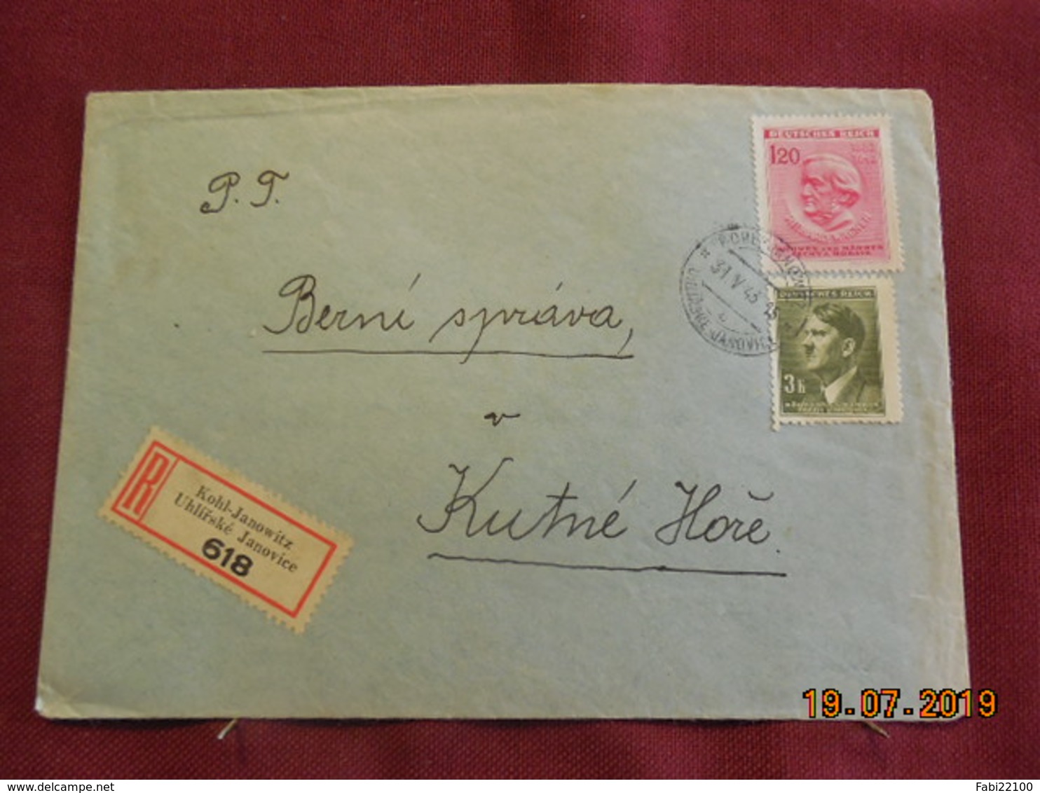 Lettre De 1943 En Recommandé - Lettres & Documents