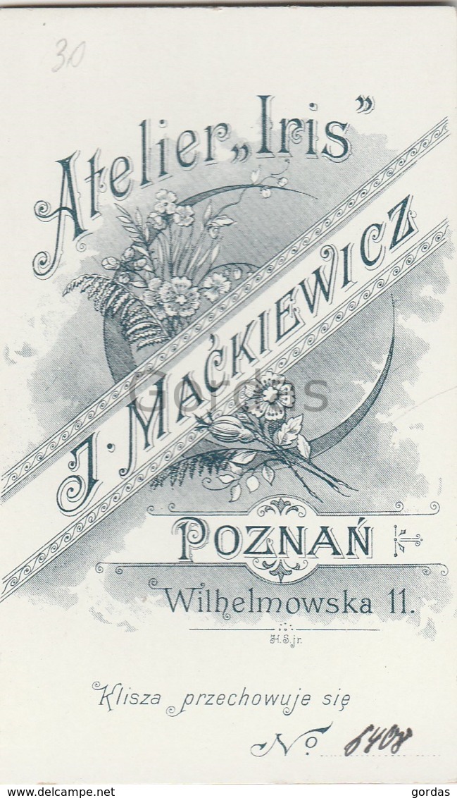 Poland - Poznan - Photo Mackiewicz - 65x115mm - Old (before 1900)