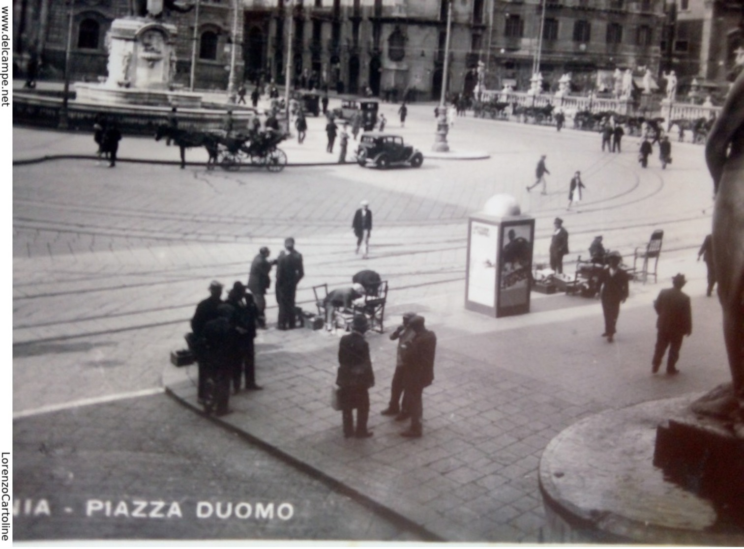 Catania  Piazza Duomo VIAGGIATA 1948 - Catania