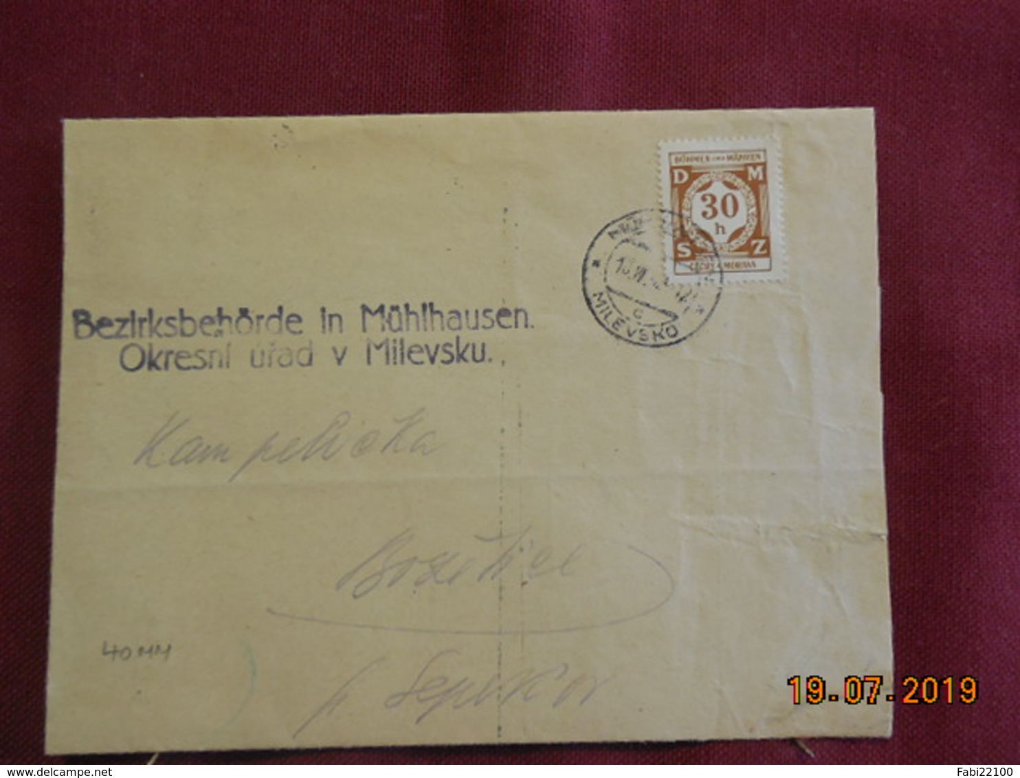 Lettre De 1942 " Timbre De Service" - Lettres & Documents