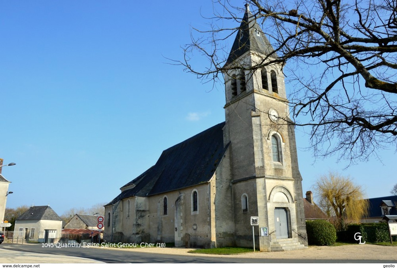 Quantilly (18)- Eglise Saint-Genou (Edition à Tirage Limité) - Autres & Non Classés