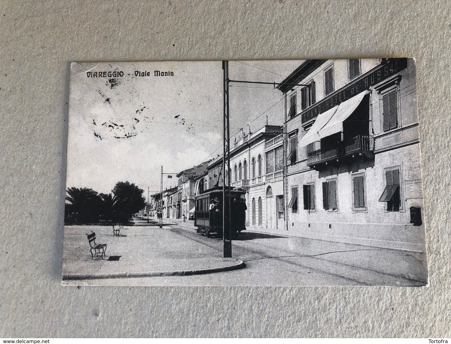 VIAREGGIO VIALE MANIN  1912   TRAM - Viareggio