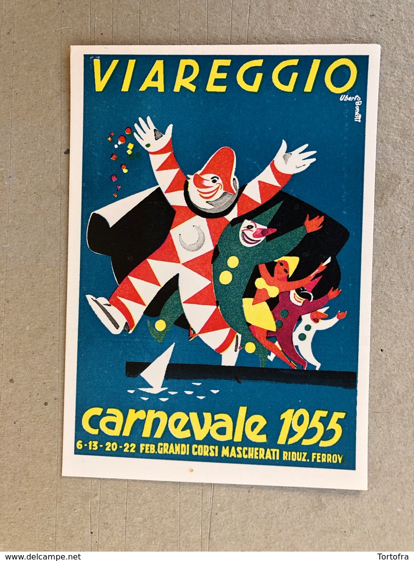 CARNEVALE DI VIAREGGIO GRANDIOSI CORSI MASCHERATI 1955 - Viareggio