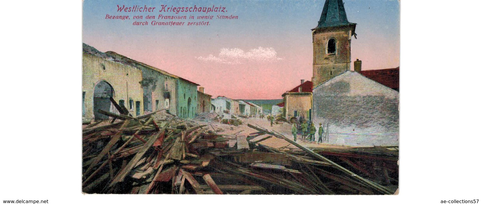 Westlicher Kriegsschauplatz - Weltkrieg 1914-18