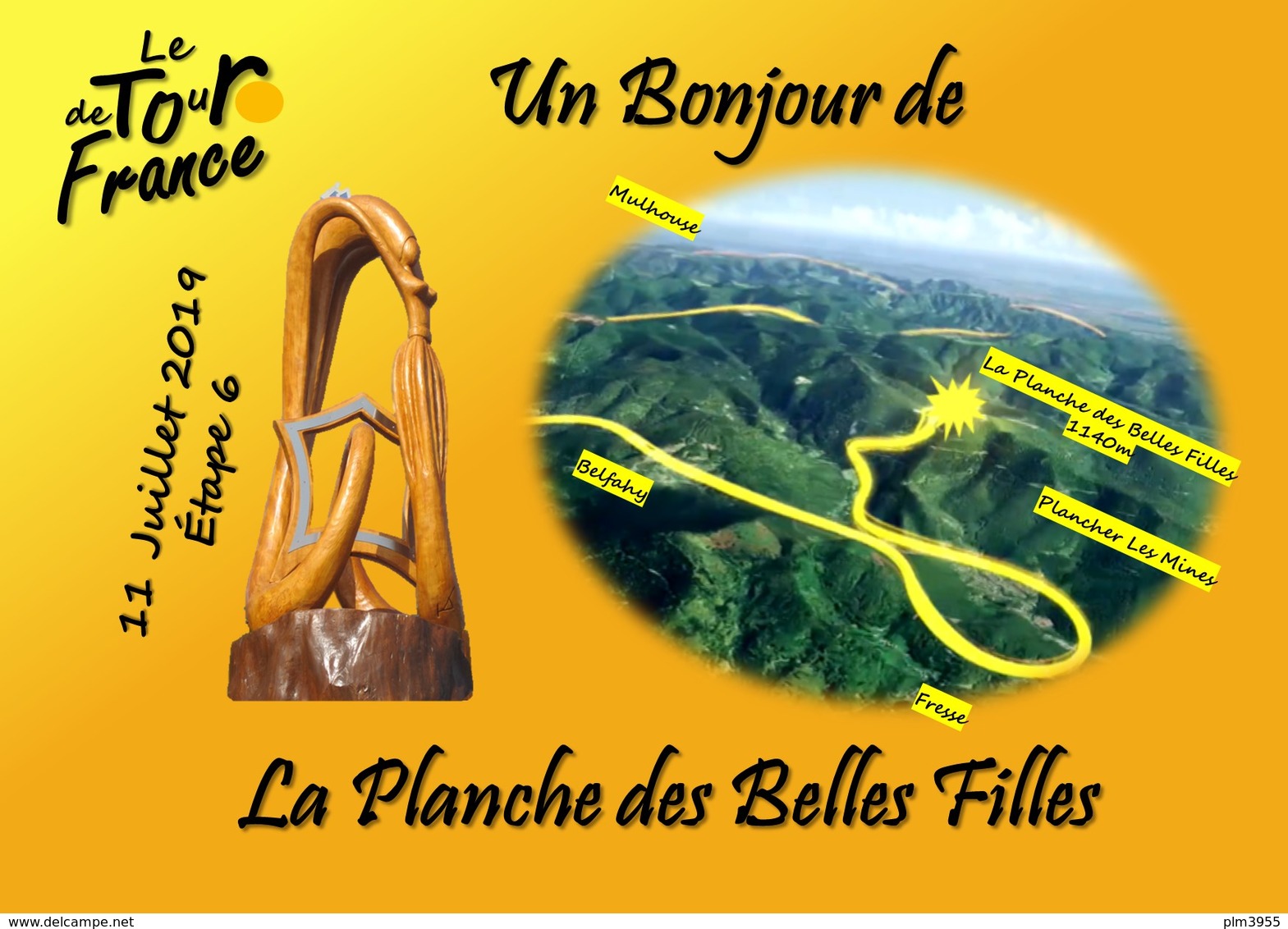 Tour De France Etape 6 Plancher Les Mines La Planche Des Belles Filles Un Bonjour De - Autres & Non Classés