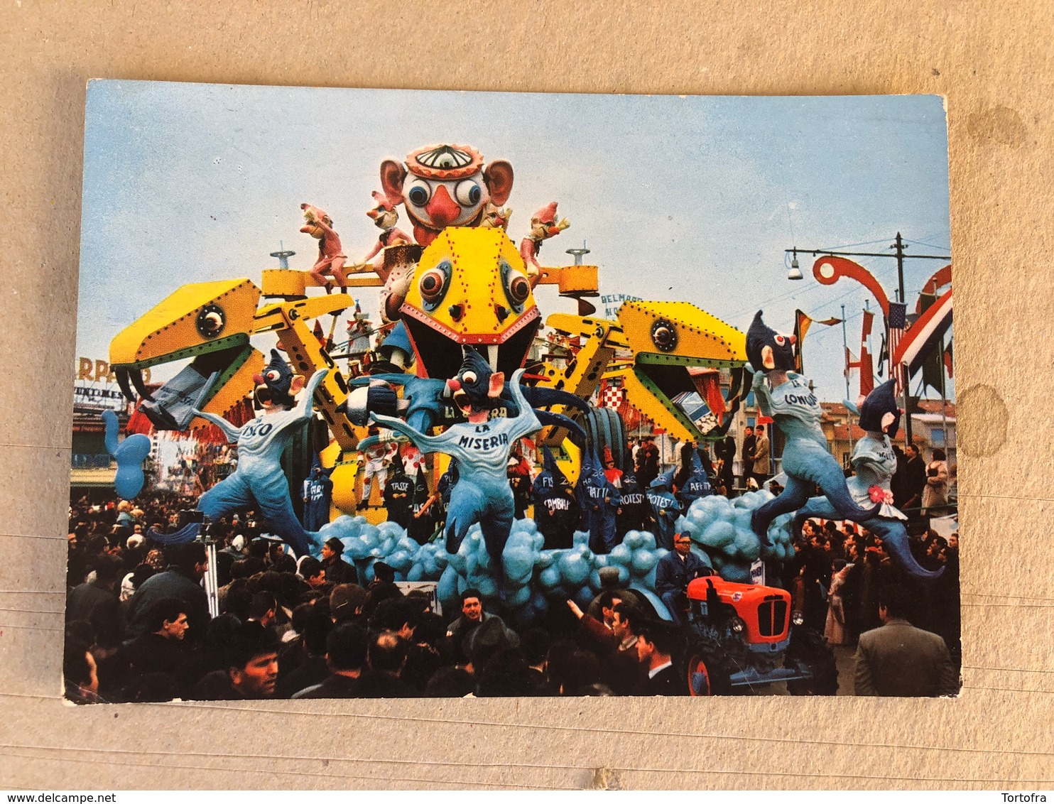 CARNEVALE DI VIAREGGIO SCACCIAPENSIERI (COSTRUTTORE SERGIO BARONI)  1966 - Viareggio