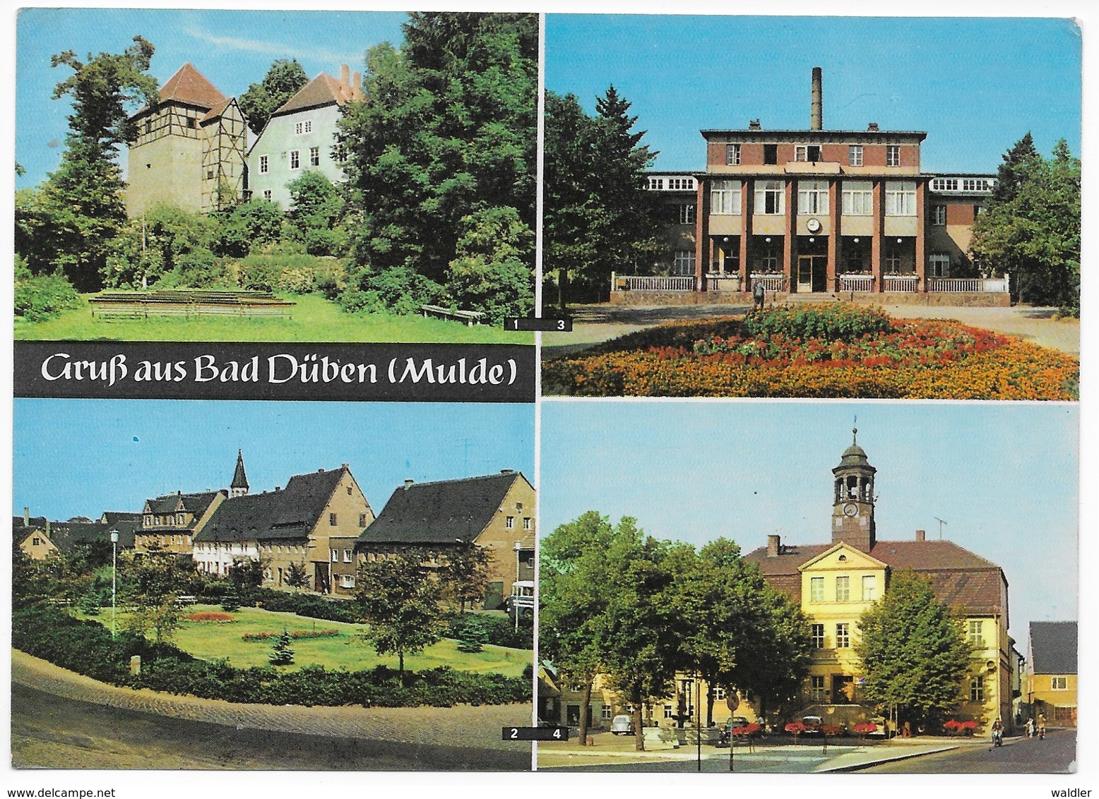 7282  BAD DÜBEN  -  MEHRBILD  1970 - Bad Düben