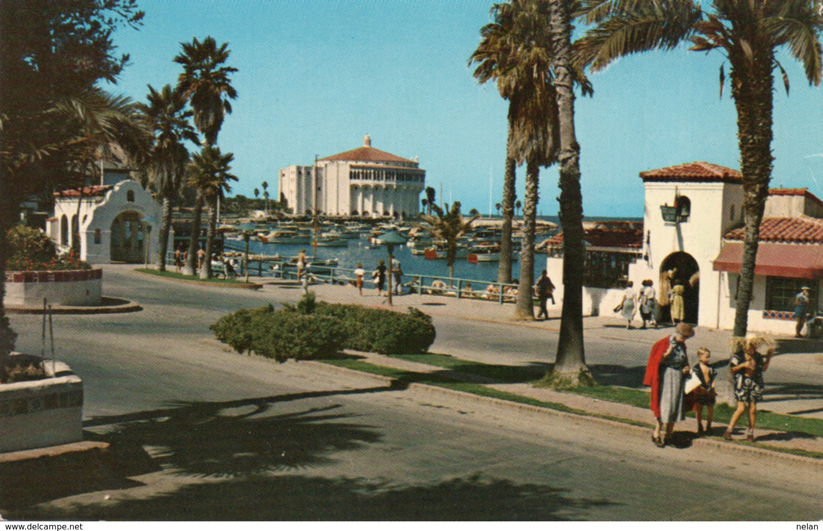 CATALINA ISLAND-AVALON CRESCENT AVENUE-CASINO-NON VIAGGIATA - Los Angeles