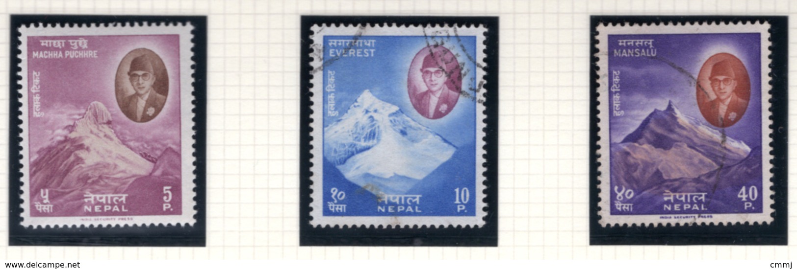 1960 - NEPAL  -  Mi. Nr.  135/137 - Used - (CW4755.42) - Nepal