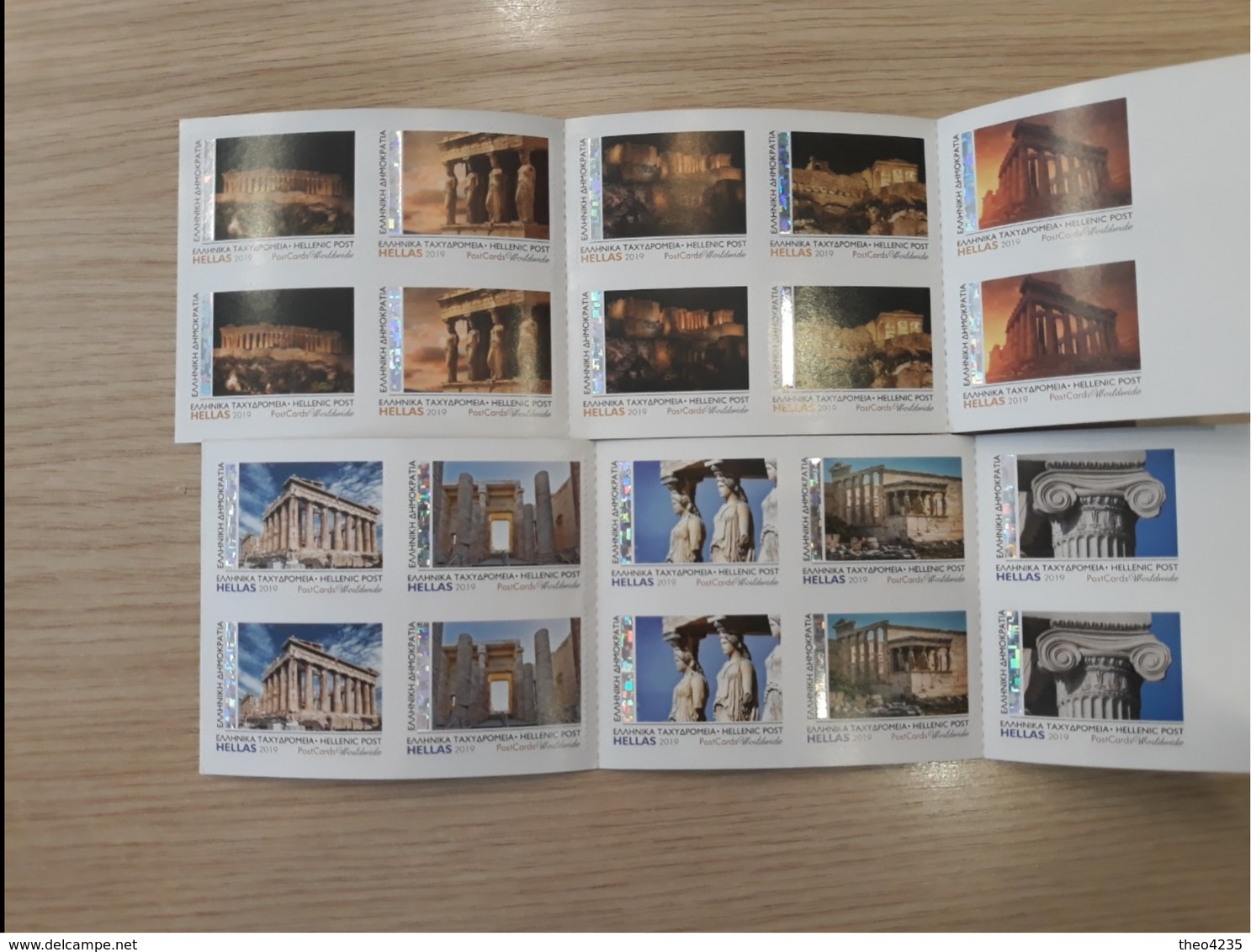 GREECE STAMPS 2019/ARCEALOGICAL AREAS(4different Booklets)-MNH-SELF ADHESIVE-BOOKLET-22/7/19 - Nuevos