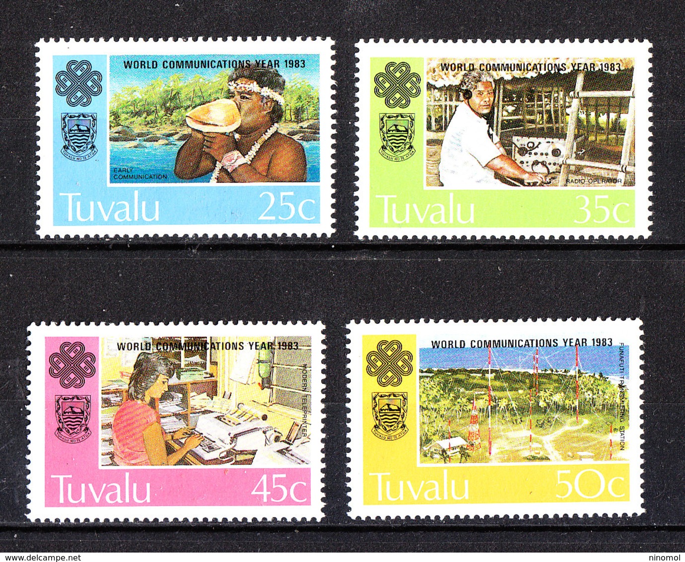 Tuvalu  - 1983. Telecomunicazione: Sistemi: Vocale,radio,pc,spazio. Telecommunication Systems: Voice,radio,pc,space MNH - Telecom