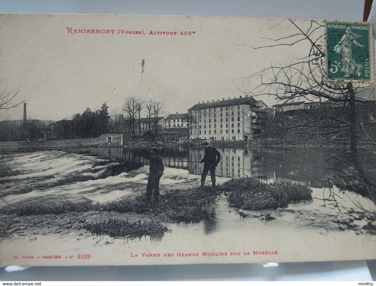 REMIREMONT  -  La Vanne Des Grands Moulins Sur La Moselle - Remiremont