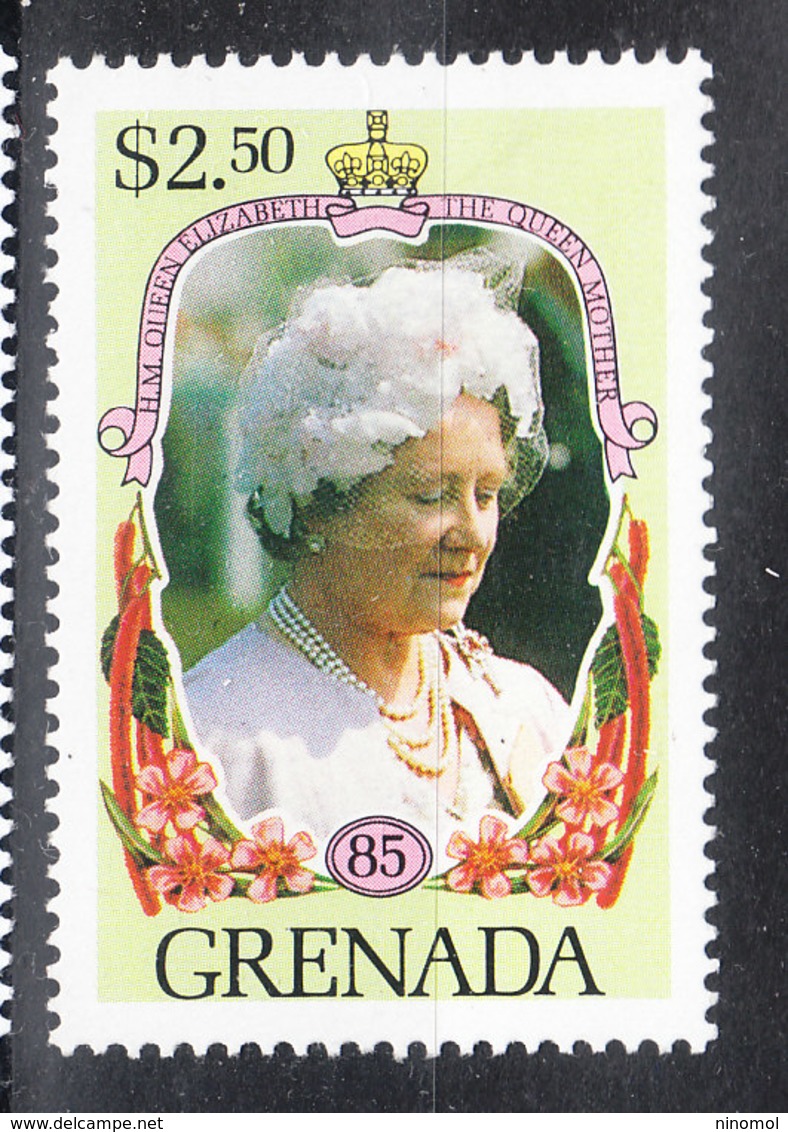 Grenada  - 1985. Regina Madre : Ritratto. Queen Mother: Portrait. MNH - Case Reali