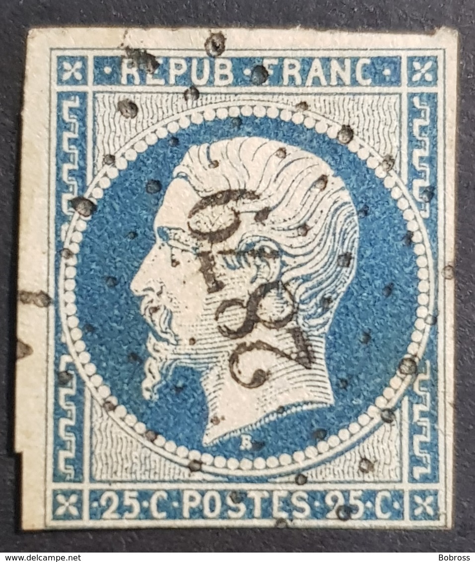 1852, President Louis Napoléon, 25c Bleu, France, Republique Française - 1852 Louis-Napoleon