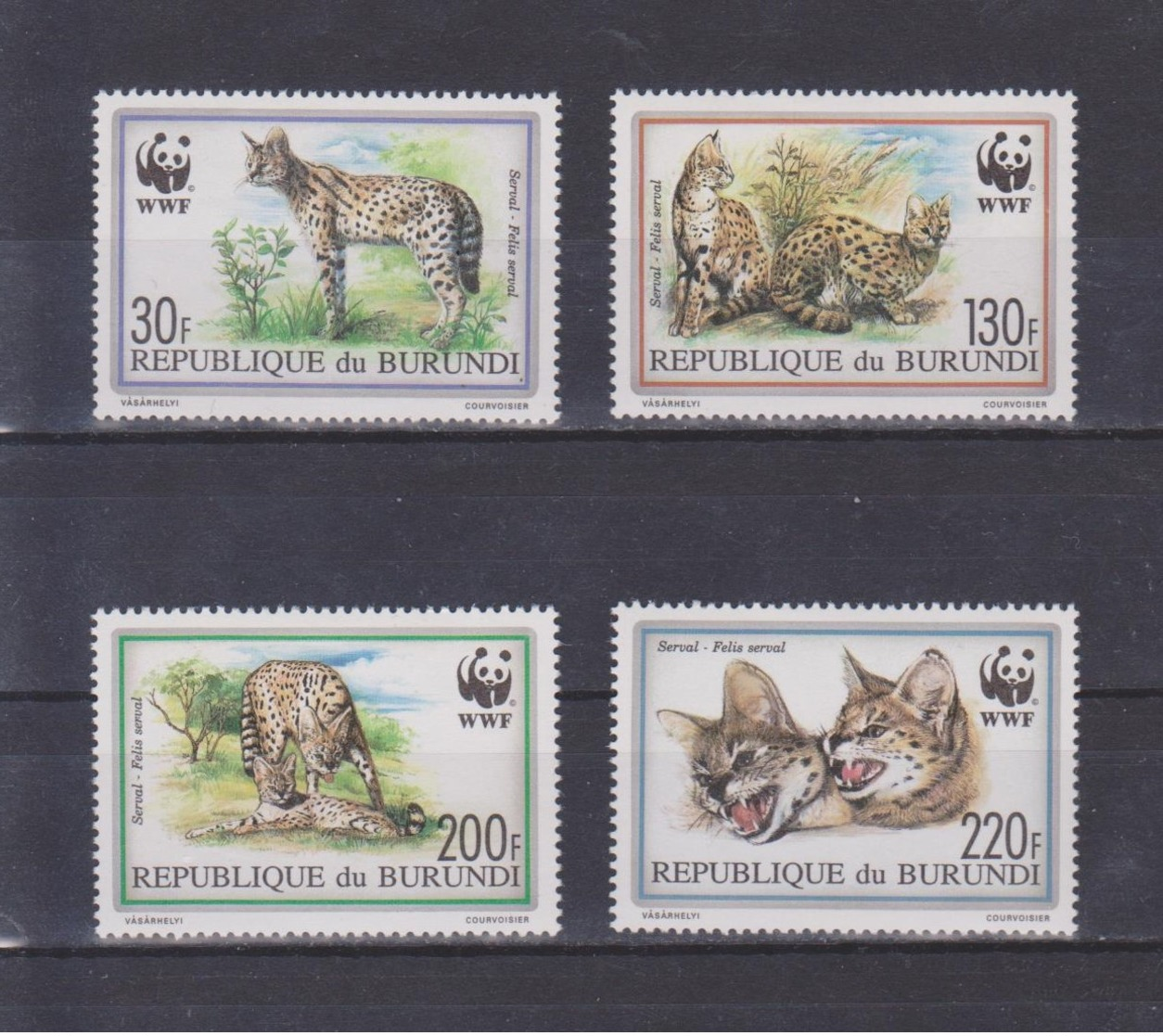 Burundi - 1992 WWF Serval ** - Big Cats (cats Of Prey)