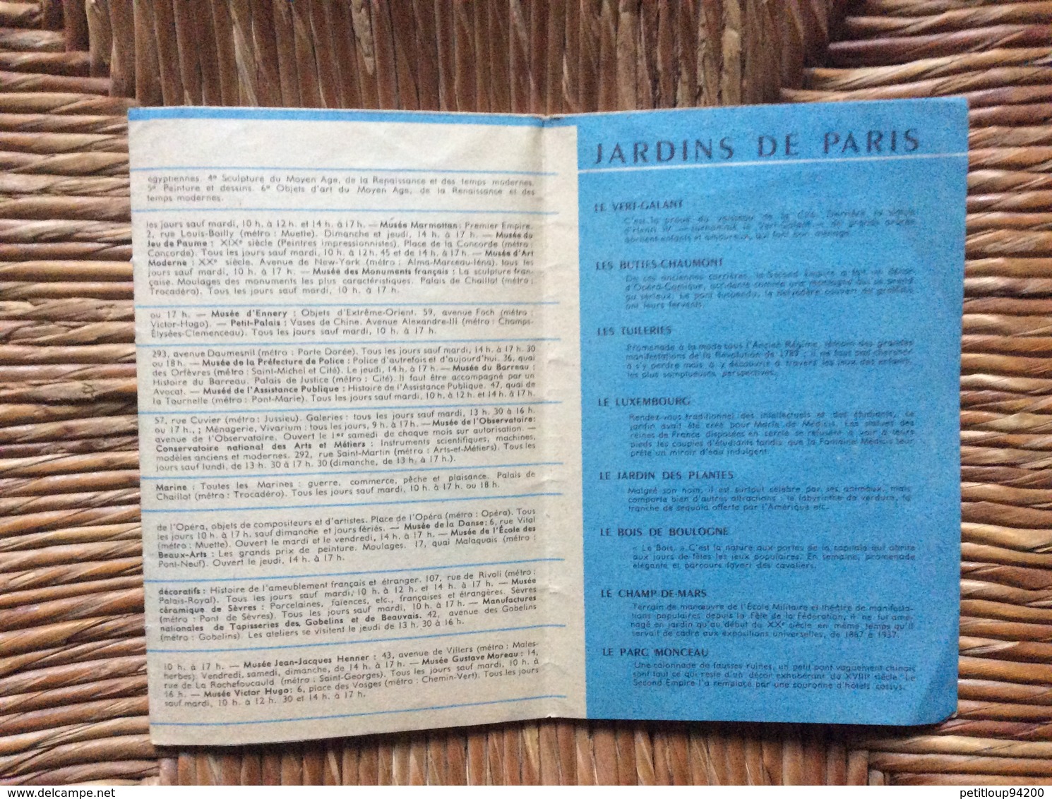 PLAN MÉTRO & AUTOBUS  RATP   Blondel La Rougerie  PARIS - Europe