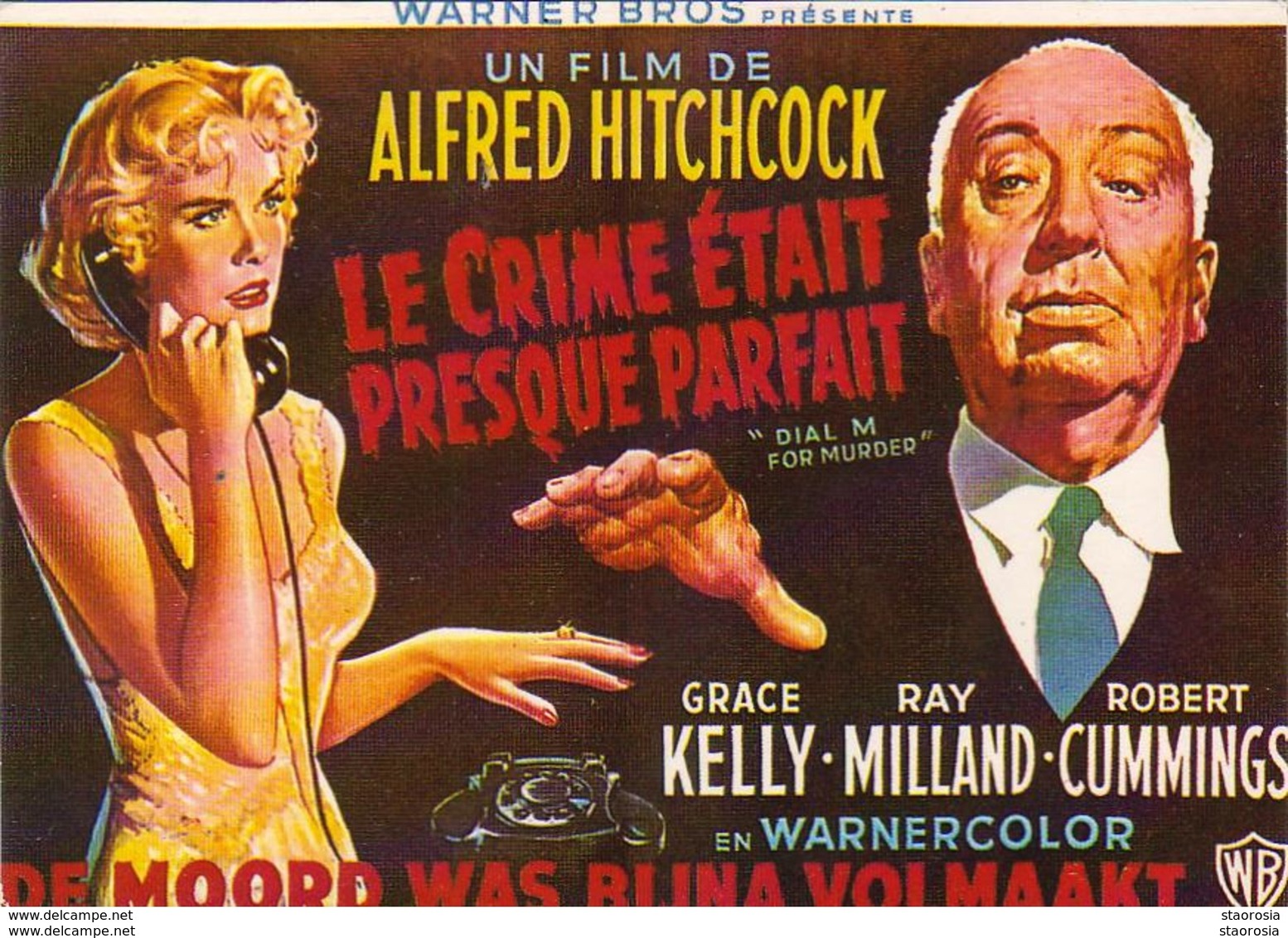Le Crime était Presque Parfait Avec Grace Kelly, Ray Milland Et Robert Cummings  ... - Posters Op Kaarten