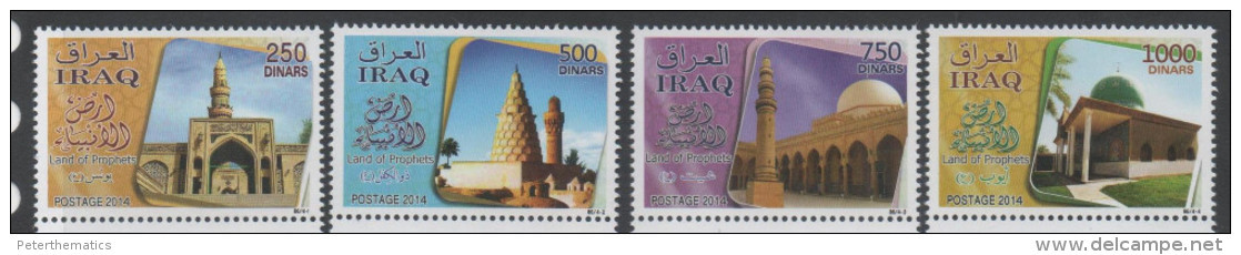 IRAQ, 2014, MNH, MOSQUES, 4v - Mosques & Synagogues