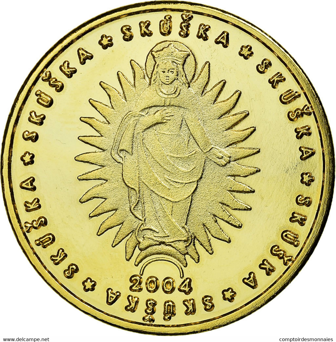 Slovaquie, Fantasy Euro Patterns, 50 Euro Cent, 2004, SPL, Laiton - Slovakia