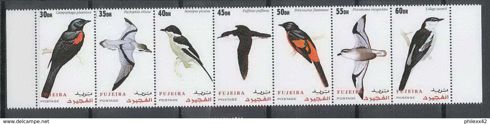 Fujeira - 1532/ BANDE Oiseaux (bird Birds Oiseau) ** MNH (oiseaux Marin - Puffinus Pericrocotus Passereaux Lalage ) - Fujeira