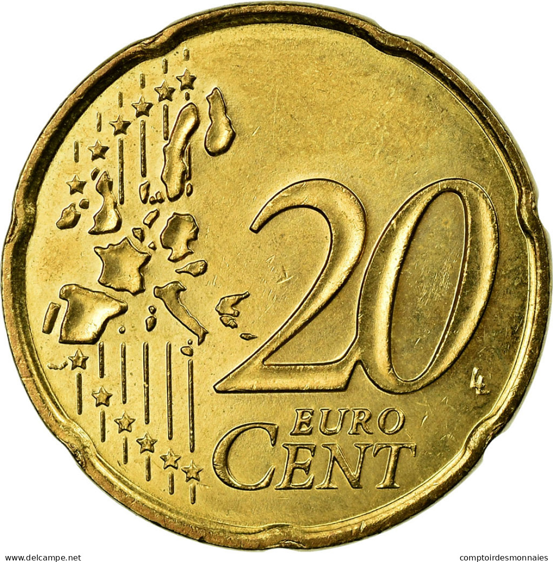 Monaco, 20 Euro Cent, 2001, SUP, Laiton, KM:171 - Monaco