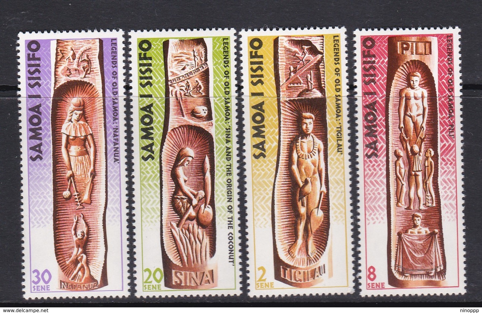 Samoa SG 426-429 1974 Myths And Legends,mint Never Hinged - Samoa