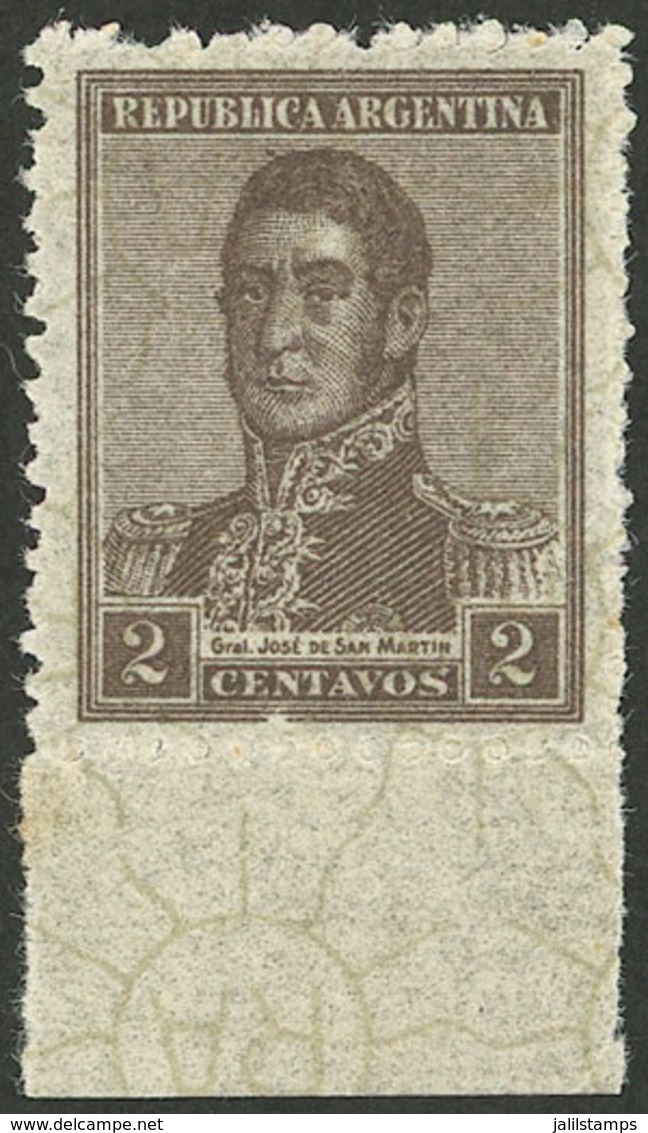 ARGENTINA: GJ.560a, 1923 2c. Chestnut Perf 13½, With INVERTED Watermark Printed On Front, Very Rare, Few Known Examples  - Storia Postale