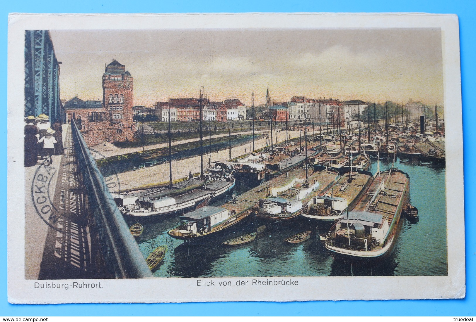 Blick Von Der Rheinbrücke, Duisburg-Ruhrort, Deutschland Germany, 1920s - Duisburg