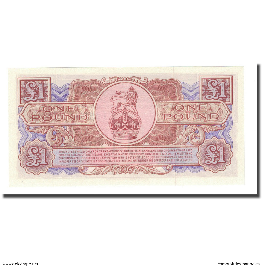 Billet, Grande-Bretagne, 1 Pound, Undated (1956), KM:M29, NEUF - British Armed Forces & Special Vouchers