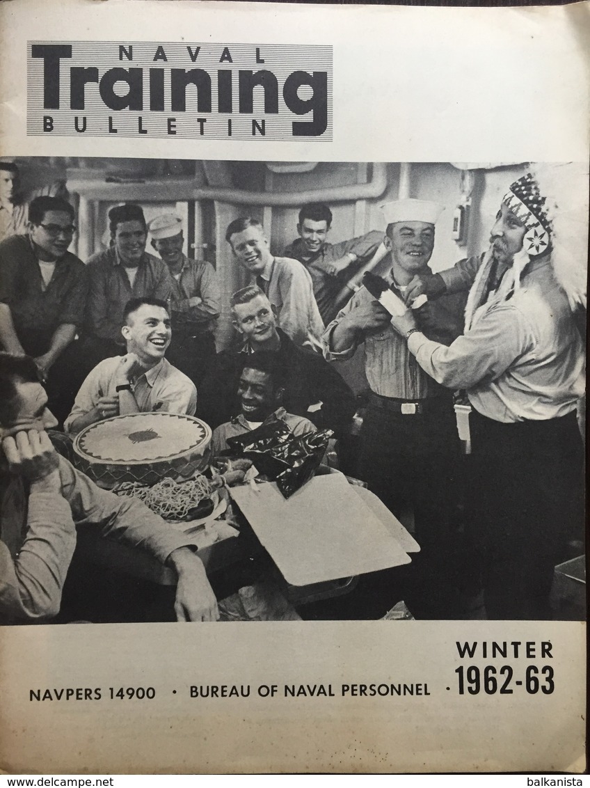 American US Army Naval Training Bulletin Winter 1962-1963 - Naval Institute - Forces Armées Américaines