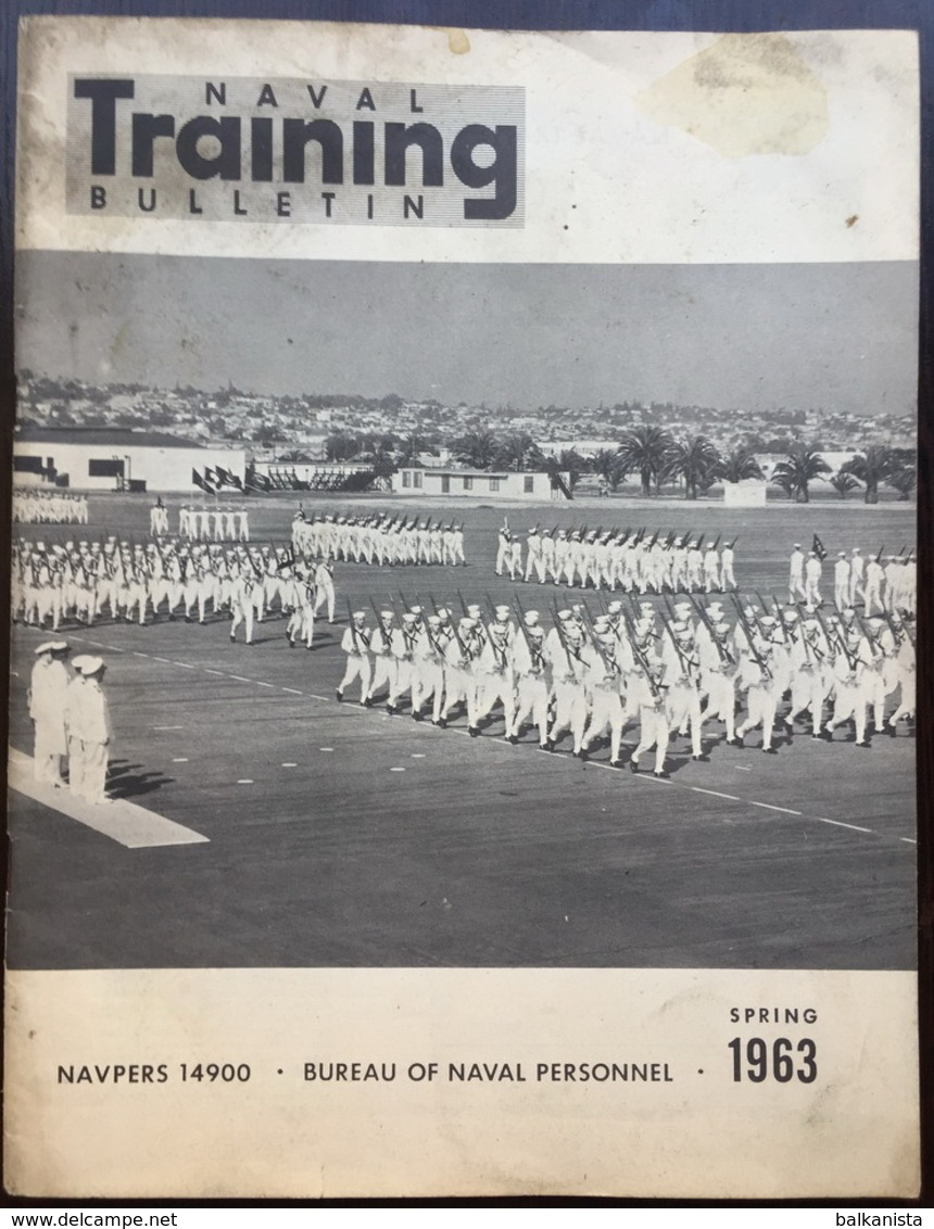 American US Army Naval Training Bulletin Spring 1963 - Naval Institute - Fuerzas Armadas Americanas