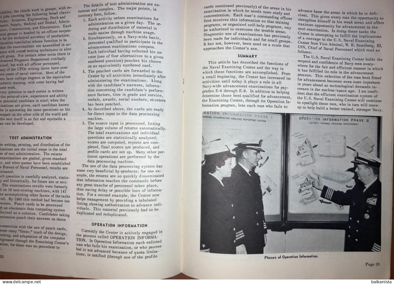 American US Army Naval Training Bulletin Spring 1963 - Naval Institute - Forces Armées Américaines