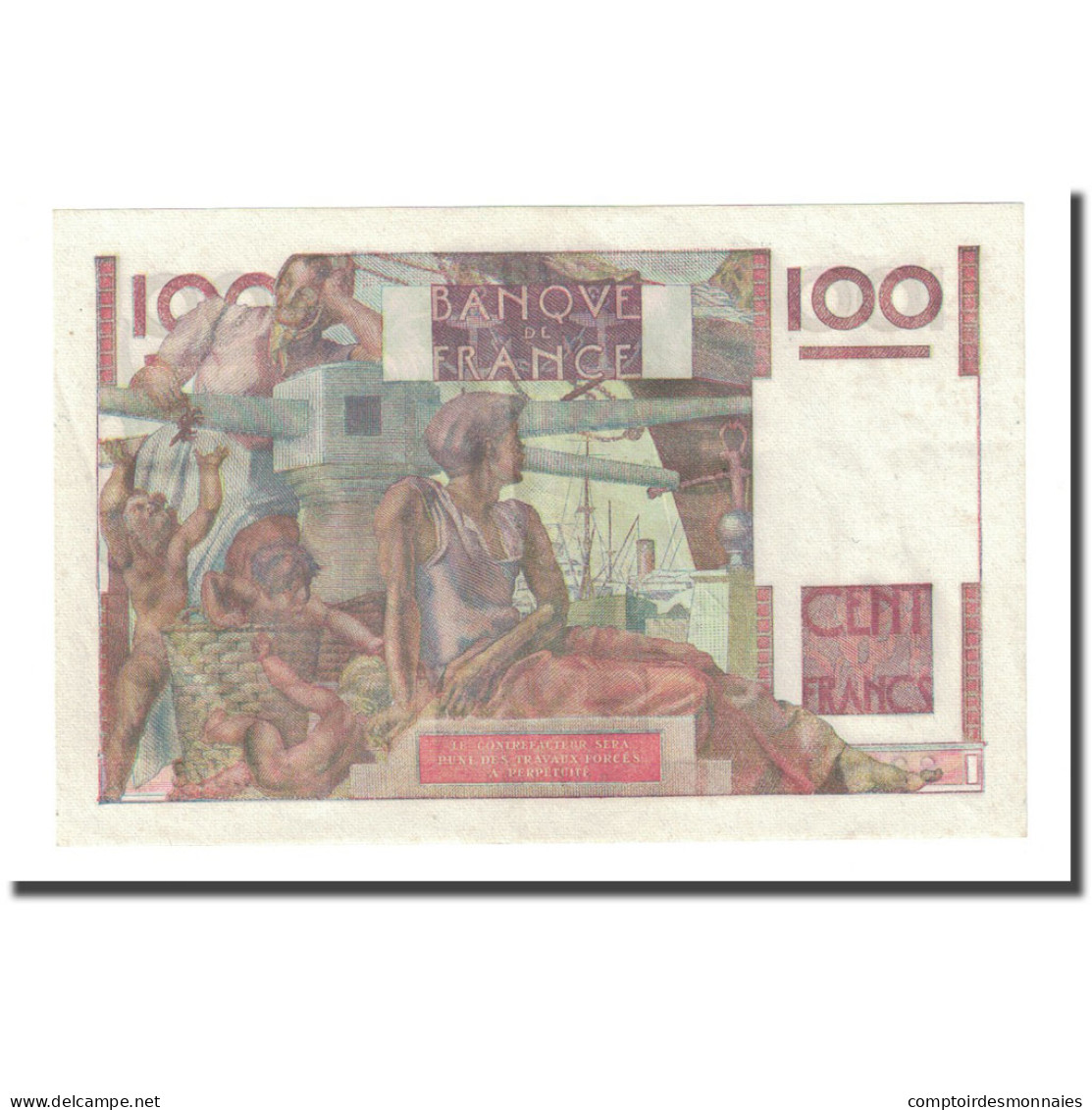 France, 100 Francs, Jeune Paysan, 1950-11-16, SUP, Fayette:28.28, KM:128c - 100 F 1945-1954 ''Jeune Paysan''