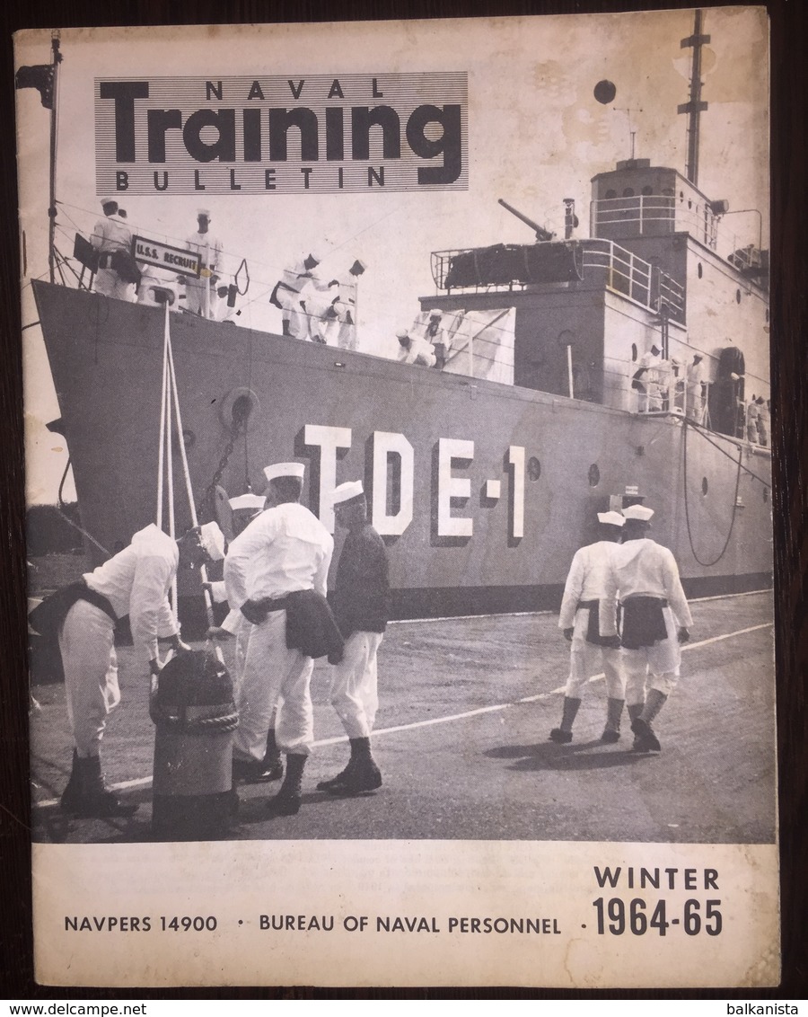 American US Army Naval Training Bulletin Winter 1964-1965 - Naval Institute - US Army