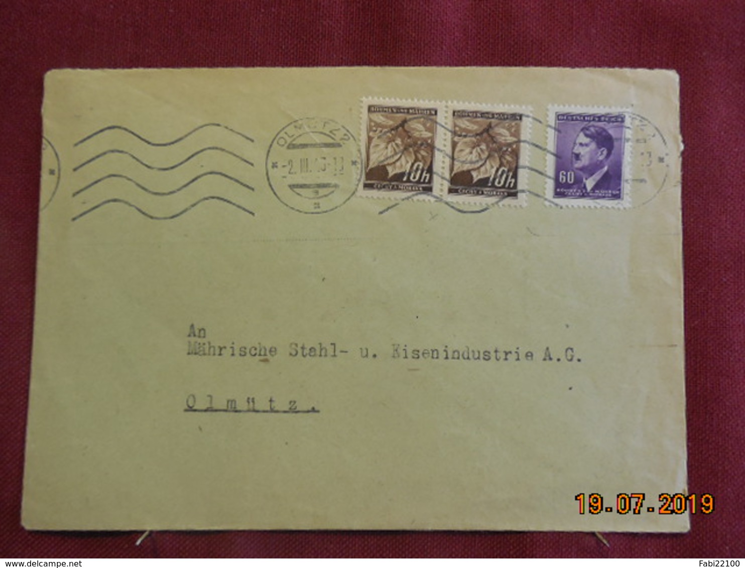 Lettre De 1943 à Destination De Olmütz - Lettres & Documents