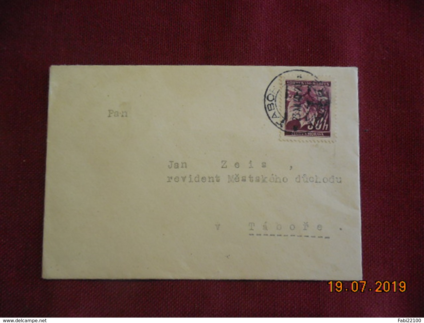 Lettre De 1940 à Destination De Tabor - Lettres & Documents