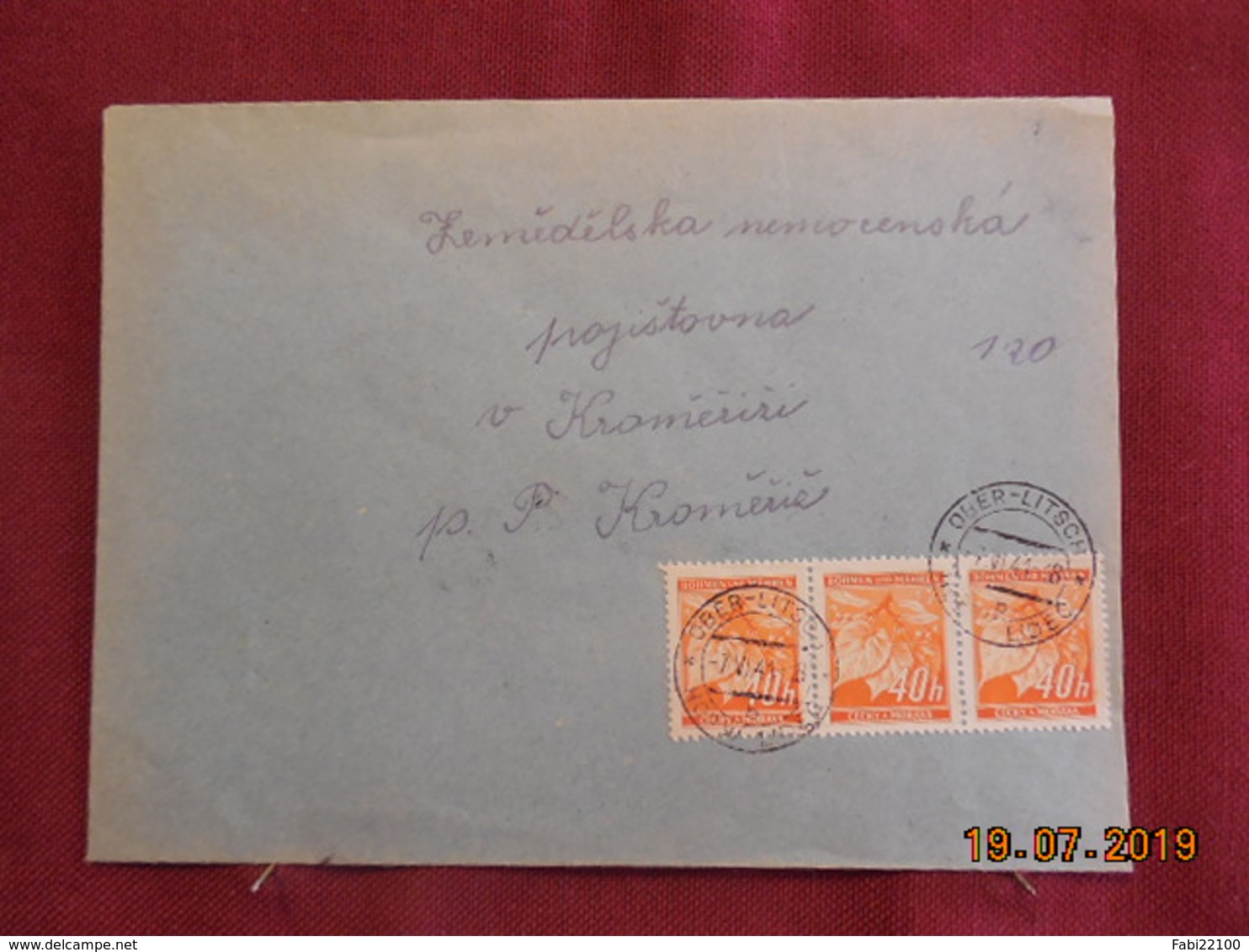 Lettre De 1941 à Destination De Kromerie - Covers & Documents