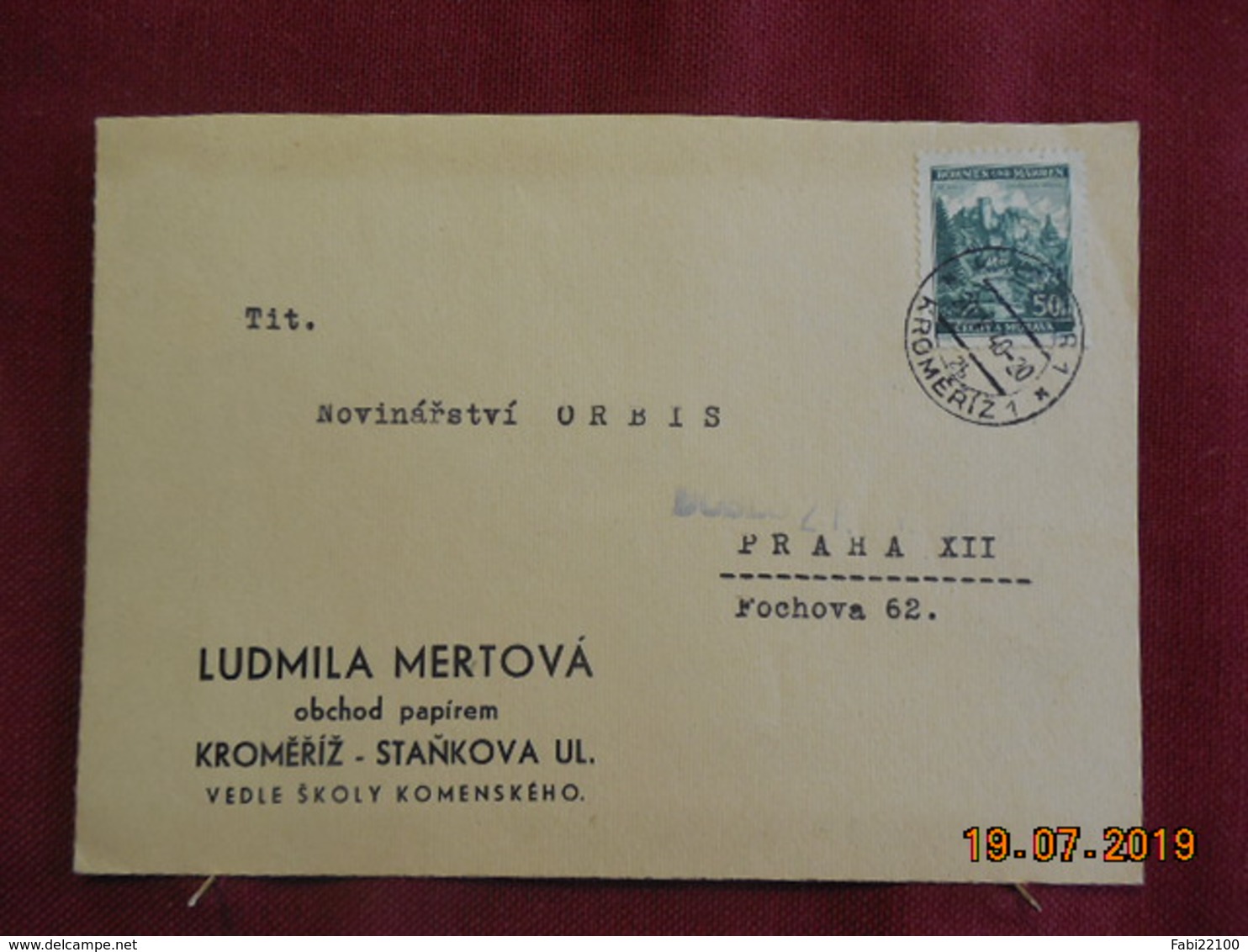 Carte De 1940 à Destination De Prague - Lettres & Documents
