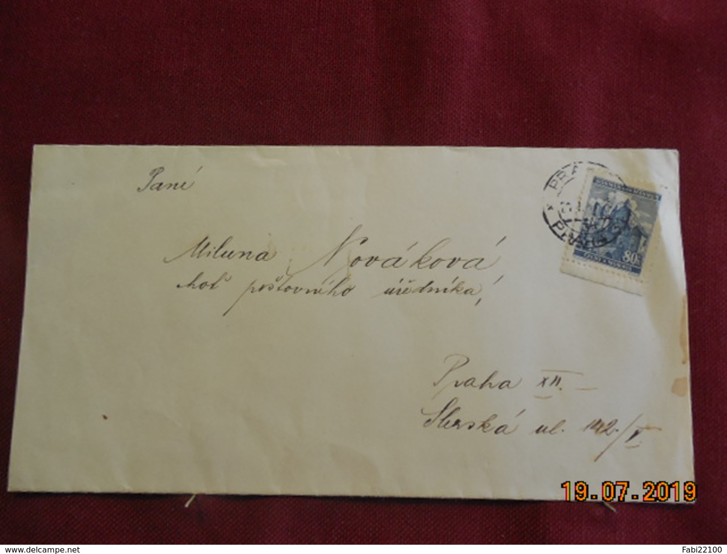 Lettre De 1941 Au Depart De Prague - Lettres & Documents