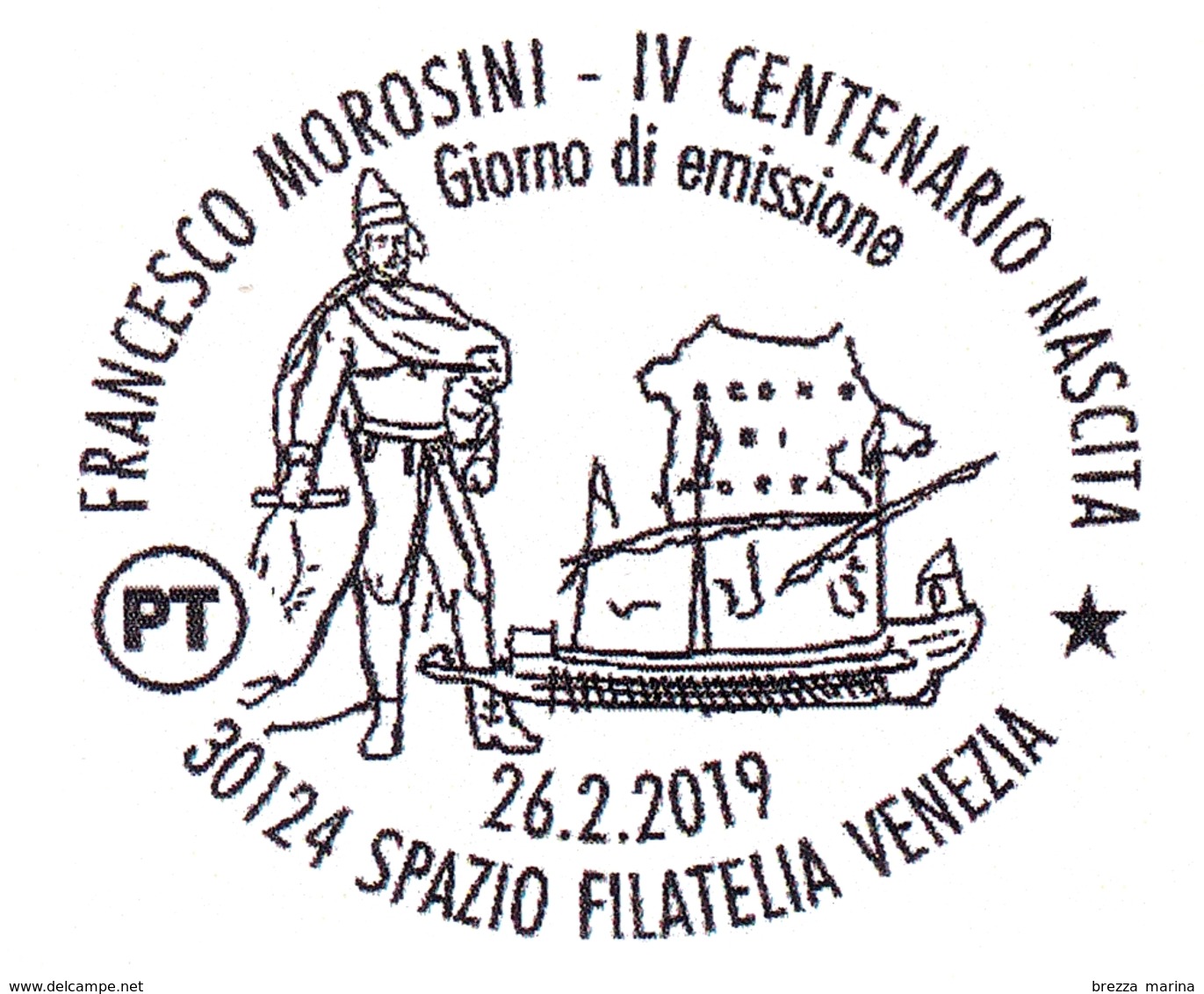 Nuovo - MNH - ITALIA - 2019 - 400 Anni Dalla Nascita Del Doge Francesco Morosini (1619-1694) - B - 2011-20:  Nuovi