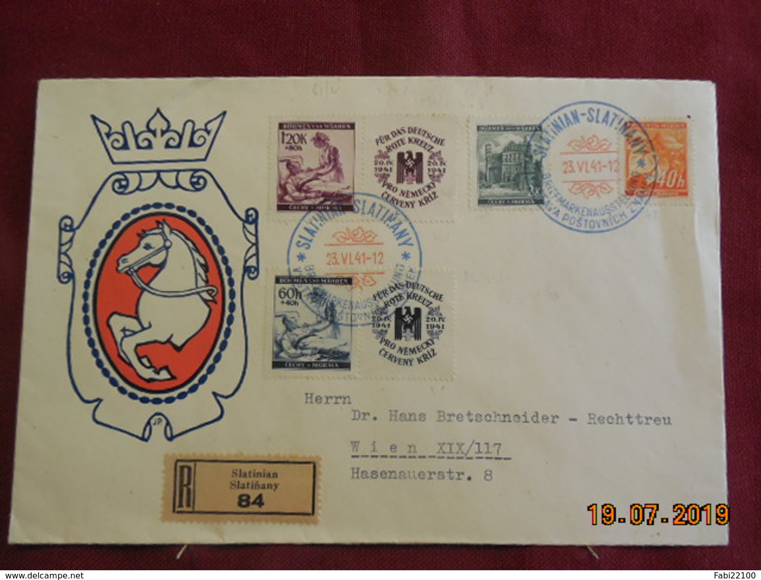 FDC De 1941 à Destination De Wien - FDC